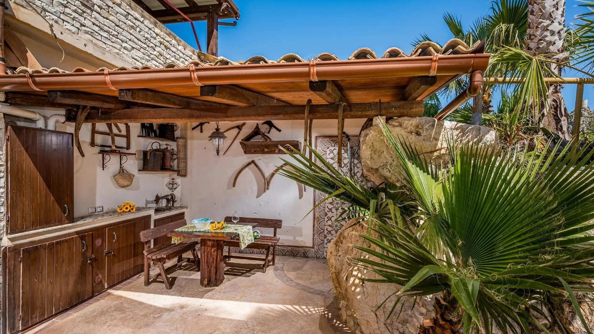 Feriehus Apt Villa Anna E Apt Cantina Vito Vicinissimi Alla Riserva Dello Zingaro Scopello