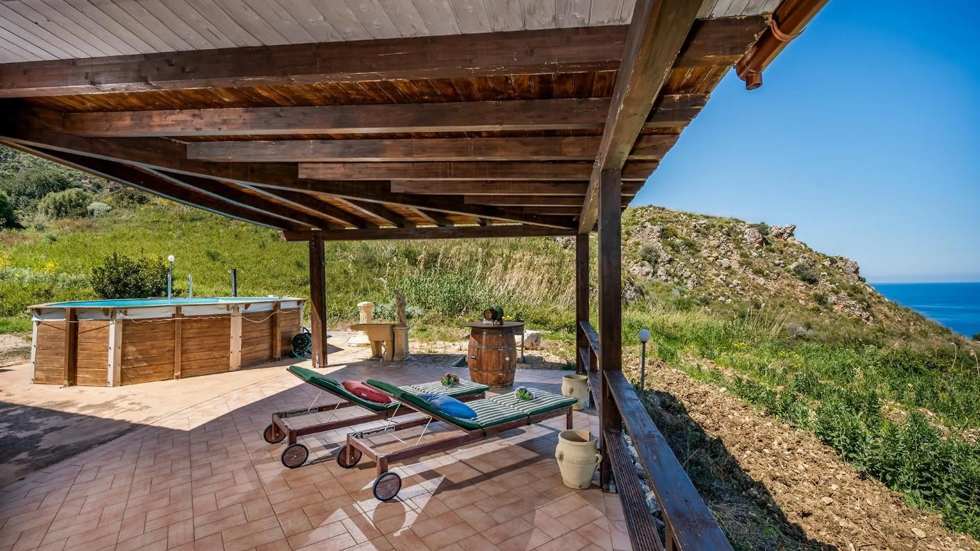 Feriehus Apt Villa Anna E Apt Cantina Vito Vicinissimi Alla Riserva Dello Zingaro Scopello