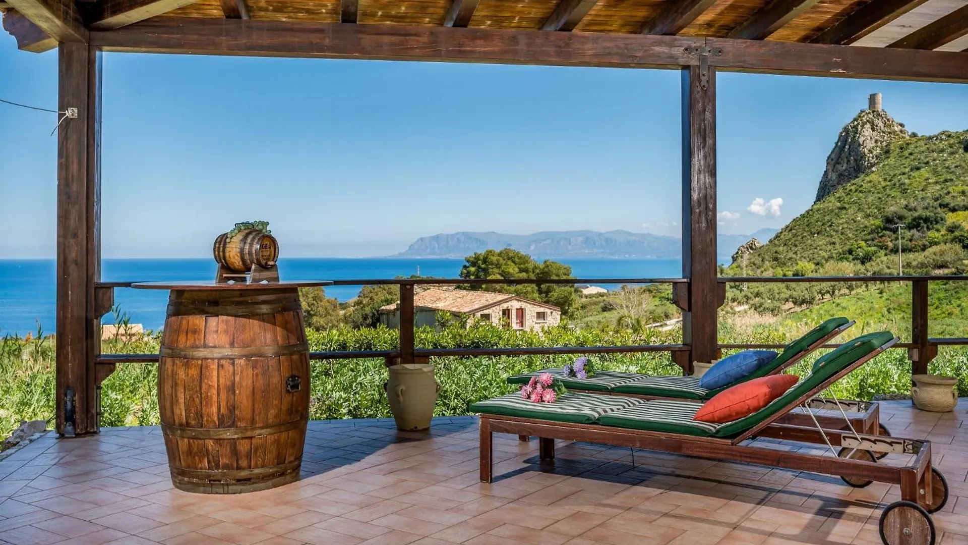 Apt Villa Anna E Apt Cantina Vito Vicinissimi Alla Riserva Dello Zingaro Scopello