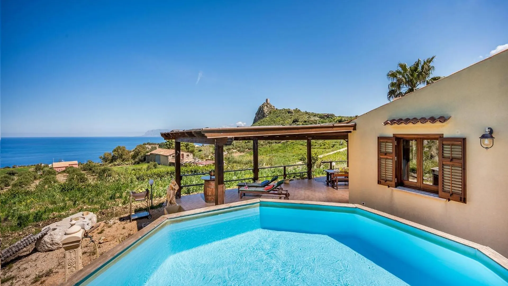 Apt Villa Anna E Apt Cantina Vito Vicinissimi Alla Riserva Dello Zingaro Scopello  0*, Scopello (Sicily) Italien